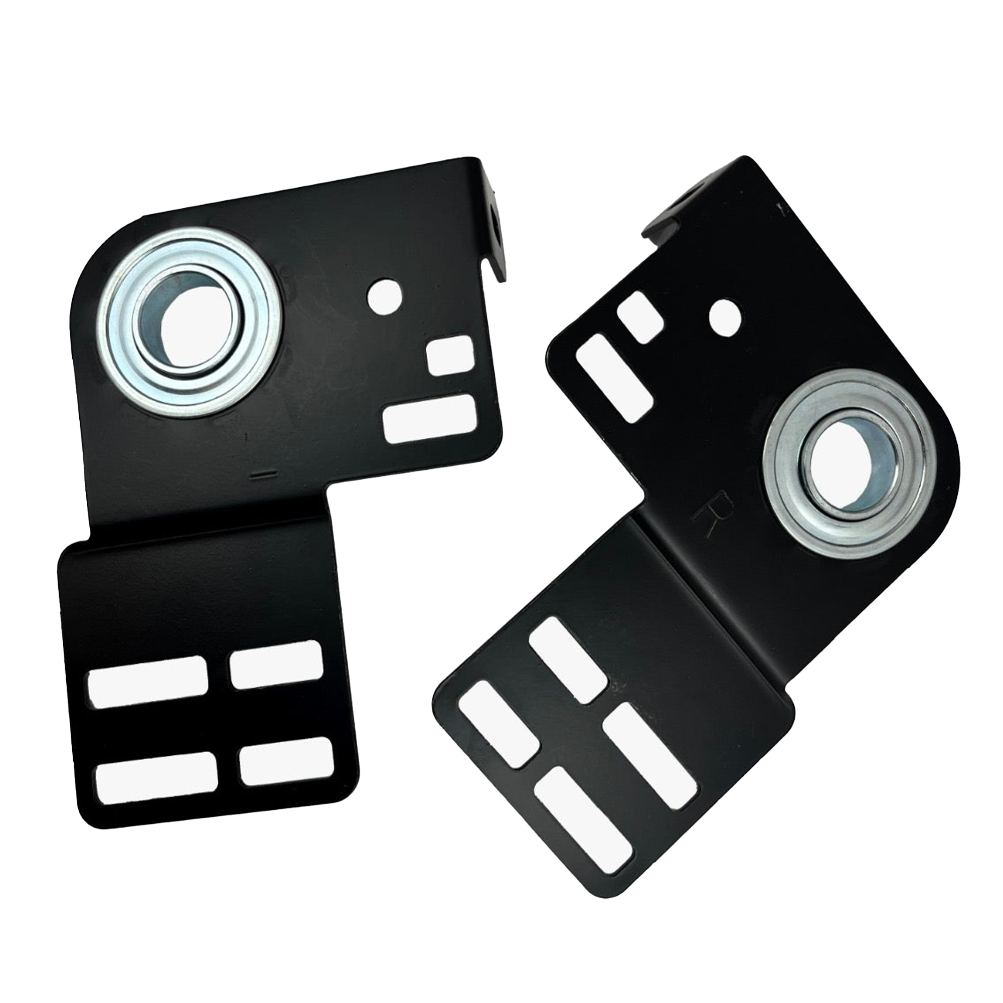 Black Series - Garage Door Heavy Duty End Bearing Flange, Side Bracket - Garage and Sliding Door Hardware